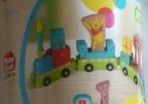 Wooden birthday train (3438)  8