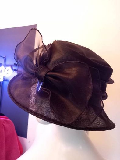 Fabulous Black Hat With Bow
