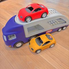 toy transporter and helicopter