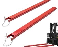 Extensions, 82" Length 4.5" Width, Heavy Duty Carbon Steel Fork Extensions for Forklifts, 1 Pair Forklift Extensions with Pins