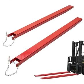 Extensions, 82" Length 4.5" Width, Heavy Duty Carbon Steel Fork Extensions for Forklifts, 1 Pair Forklift Extensions with Pins