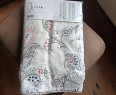 Paisley floral curtains