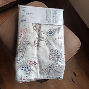 Paisley floral curtains