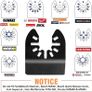 FREE SHIPPING | 28 Pcs Oscillating Saw Blades Set Universal Wood and Metal Multi Tool Blades Quick Release Multitool Accessories for Bosch DeWalt Fein Craftsman Dremel Ridgid Ryobi Makita Milwaukee Image 5