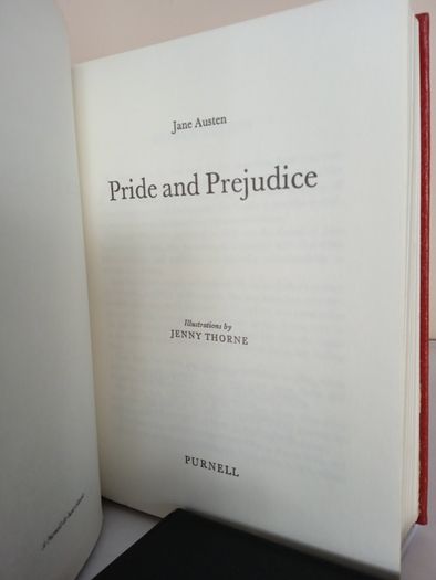 Pride and Prejudice by Jane Austen. Illustrated by Jenny Thorne (HQ889)