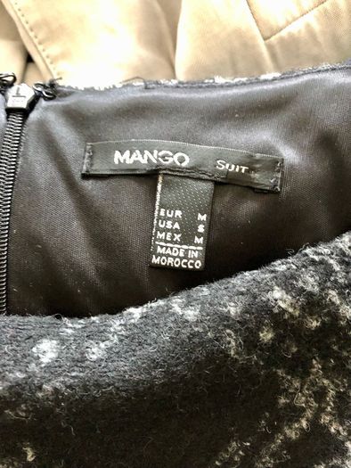 Mango Suit Wool Dress - size M
