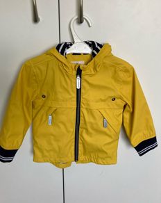 Yellow Raincoat with Hood 12-18m