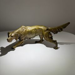 Franz Xaver Bergman - Vienna bronze model of an Irish Red Setter / sporting gun dog, model 3260.