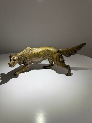 Franz Xaver Bergman - Vienna bronze model of an Irish Red Setter / sporting gun dog, model 3260.