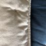 Large white company bolster velvet Image 4