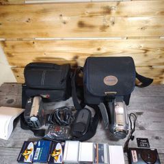 canon ixus 240 hs and 2 samsung cam corders all for parts