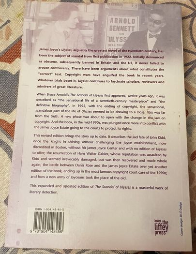 The Scandal Of Ulysses by Bruce Arnold