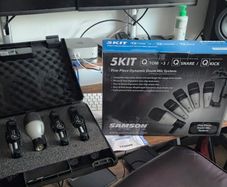 Samson 5Kit Drum Microphones X 2 for sale Brand New