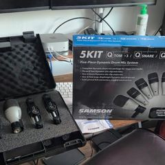 Samson 5Kit Drum Microphones X 2 for sale Brand New