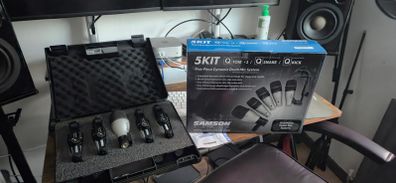 Samson 5Kit Drum Microphones X 2 for sale Brand New