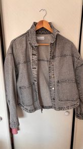 Grey Denim jacket women