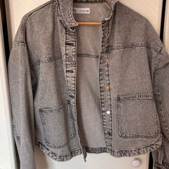 Grey Denim jacket women