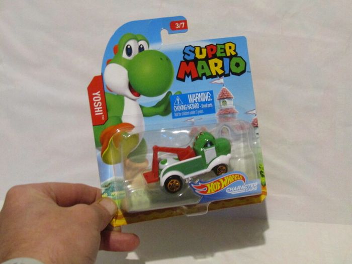 Hot Wheels Super Mario Bros Character Cars Complete Set Of 7 Diecast Cars Brand New Sealed