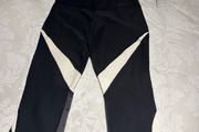 Nike Women's Dri-Fit Capri Leggings in Black/ Grey/ White - size small