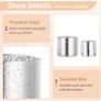 Brand New Silver Votive Candle Holders 12 Pack Bulk Silver Glass Candle Holders Image 5
