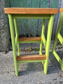 Beautiful wooden barstools