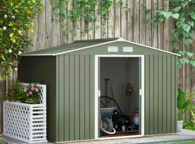 New. 9ft x 6ft galvanized storage shed sliding door (Free Delivery)