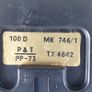 1970s black rotary dial telephone PROP Image 8