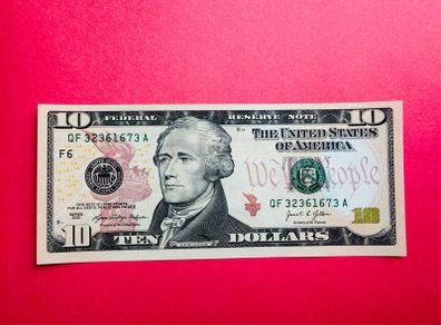 Usa  10 Dollars  2021  Letter  ( F6 )  ATLANTA ( Uncirculated )