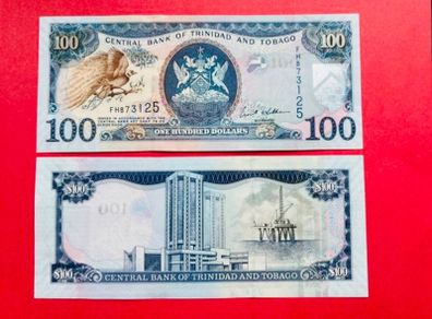 Trinidad. & Tobago. 100. Dollars.  2006  Pick 51a.  ( Uncirculated )