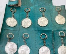 Apollo 11 key rings Cork 1961