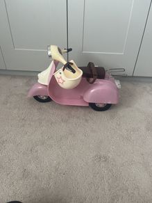 Generation Doll moped and helmet