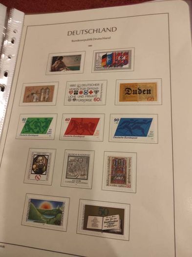 GERMANY 1975-82 album with stamps