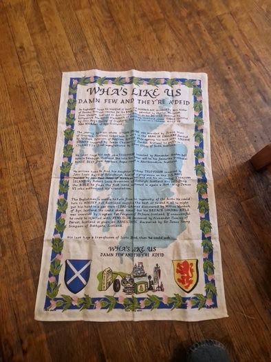 vintage teatowel