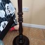Vintage Mahogany Floor Lamp Image 7