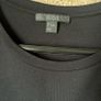 COS black Minimalist Midi dress with layered effect to front & long sleeves in size S Image 4