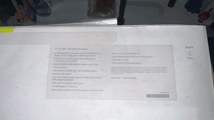 Apple iMac 27 INCH Retina 5K, Late 2015, Upgraded RAM
