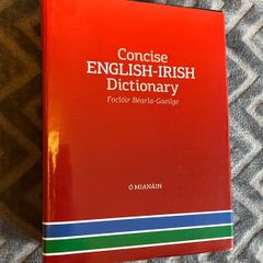 Concise English Irish Dictionary Focloir Bearla Gaeilge