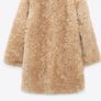 Popular Zara Teddy Faux Fur Shearling Coat Image 3