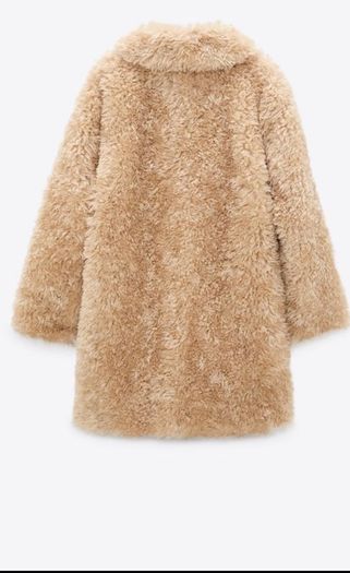Popular Zara Teddy Faux Fur Shearling Coat