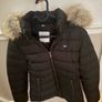 women winter jacket black Tommy Hilfiger size 10 / M medium Image 2