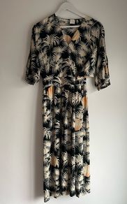 Des Petits Hauts Tezee green midi dress T0