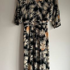 Des Petits Hauts Tezee green midi dress T0