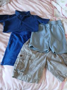 Boys shorts and polo shirt