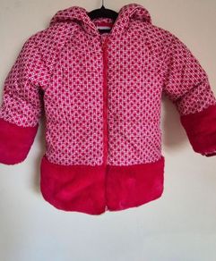 Agatha Ruiz de la Prada Girls Red Heart Print Coat Jacket. Size 6