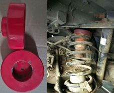 Berlingo/Partner coil spring set.