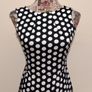 Black And White Polka Dot Dress Image 5