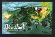 2010 Alderney 150th Birth Anniversary of JM Barrie (author of Peter Pan and Wendy) Commemorative Stamp Miniature Sheet Mint Never Hinged (MNH)