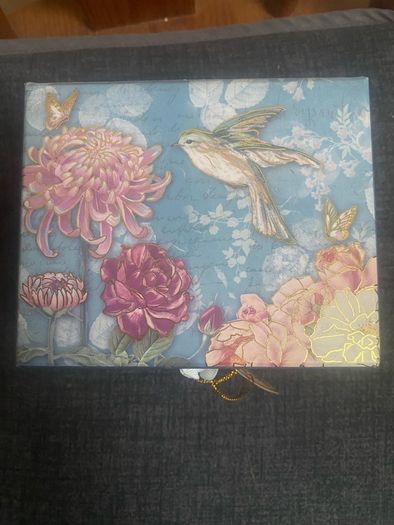 Decorative Floral Music Box