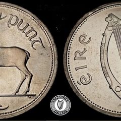 [#2391] - Ireland 2000 | 1 Pound | Deer | KM.27 | UNC