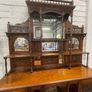 Antique Victorian Carved Walnut Mirror Back Sideboard Image 3